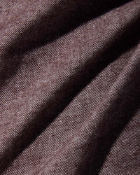 Japanese Brushed Twill Shirt - Brown