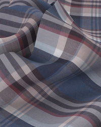 Madras Checked Shirt - Blue & Beige