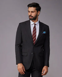 The Beaumont Structured Suit Blazer - Black