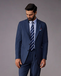 The Sterling 4 Way Structure Suit Blazer – Navy
