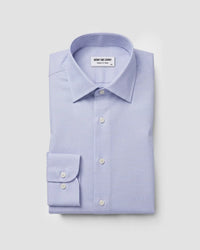 2-Ply Egyptian Cotton Blue Houndstooth Shirt
