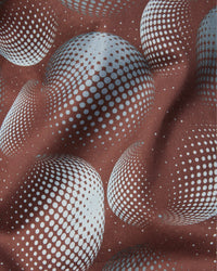Dotted Printed Shirt - Brown & Blue