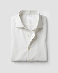 White Cotton Knit Shirt