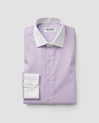 Giza Cotton Lavender Dobby Banker Shirt