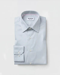 Light Blue Solid Twill Shirt