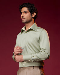 Gatsby Shirt - Metallic Green