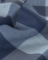 Japanese Checked Shirt - Indigo