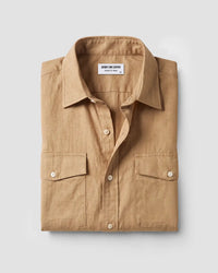 Beige Denim Shirt
