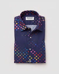 Multicoloured Dot Printed Shirt