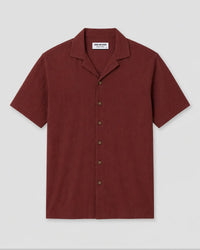 Rust Cotton Dobby Shirt