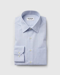 Light Blue Dobby Checked Shirt