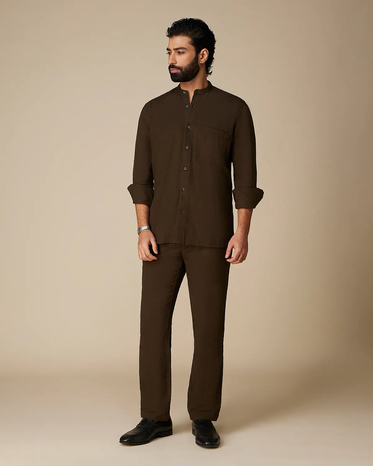 Nomad Dark Olive Cotton Co-ord Set