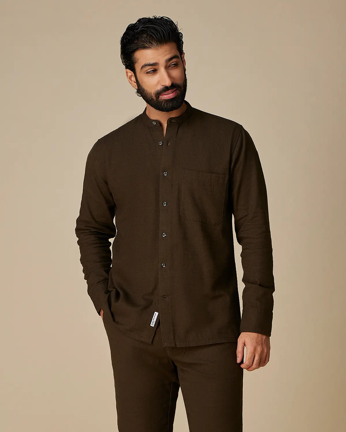 Nomad Dark Olive Cotton Co-ord Set