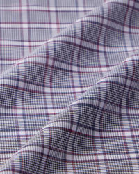 Easy-Care Cotton Checked Shirt - Black & Red