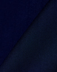 Wrinkle-Free Bamboo-Blend Stretch Herringbone Shirt - Navy